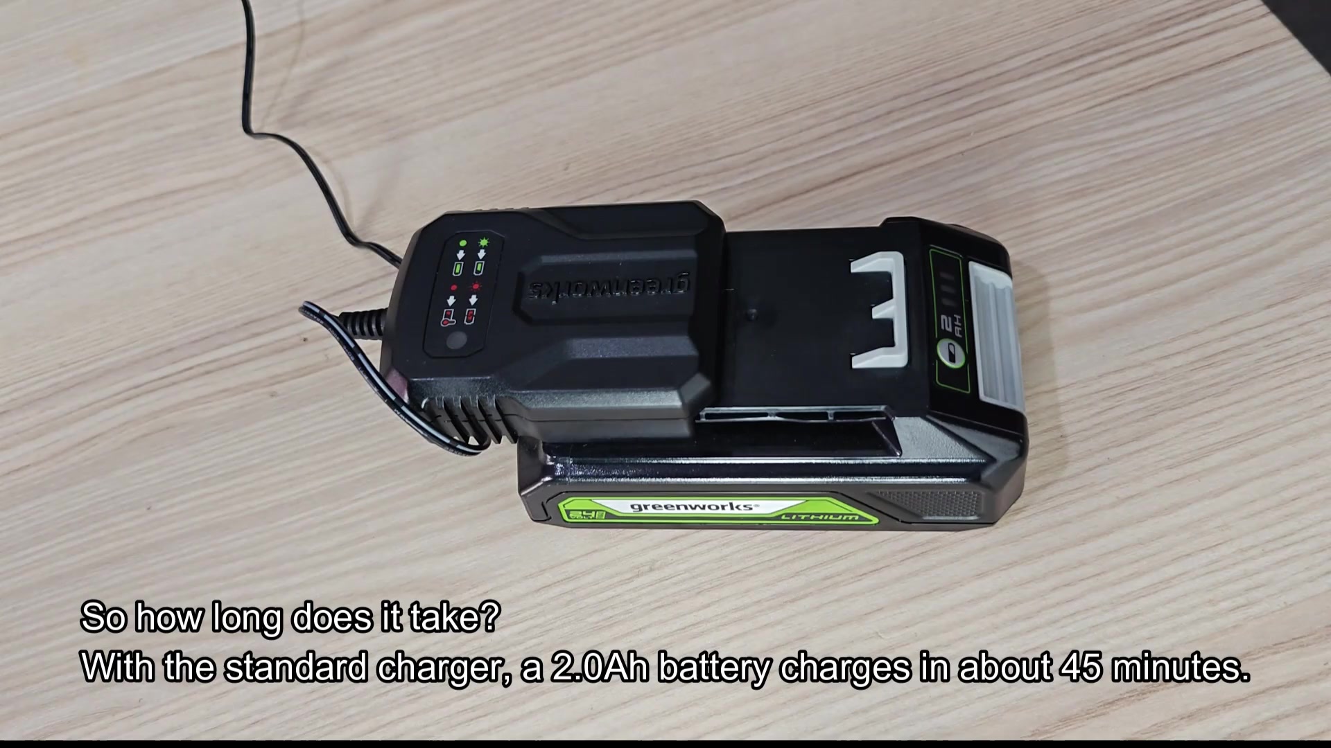 Larger batteries take longer to charge