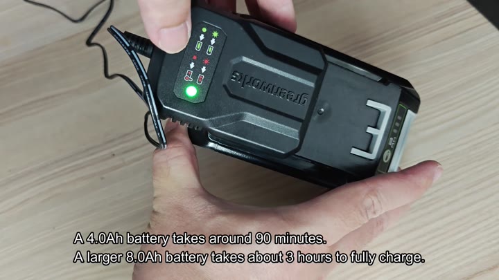 LEDs show longer charge times