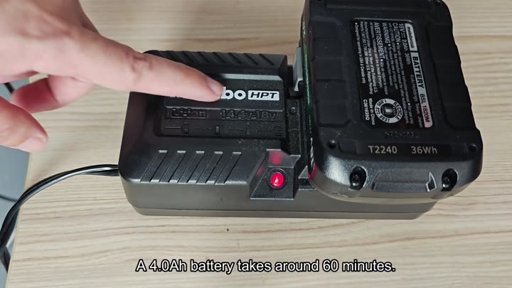 Li-ion charger red indicator light