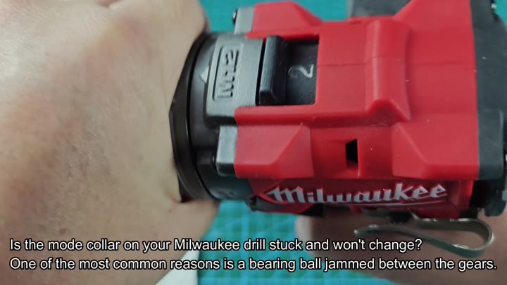 Milwaukee Drill Collar Jammed? Repair Hammer/drill/torque