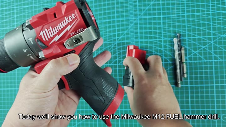 Milwaukee M12 FUEL hammer drill intro Milwaukee M12 FUEL hammer drill intro