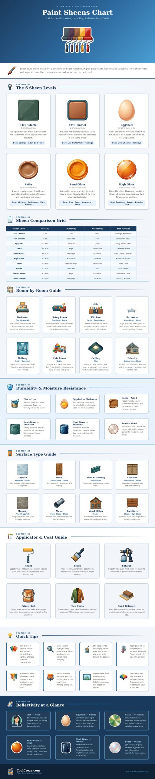 Paint Sheens Chart