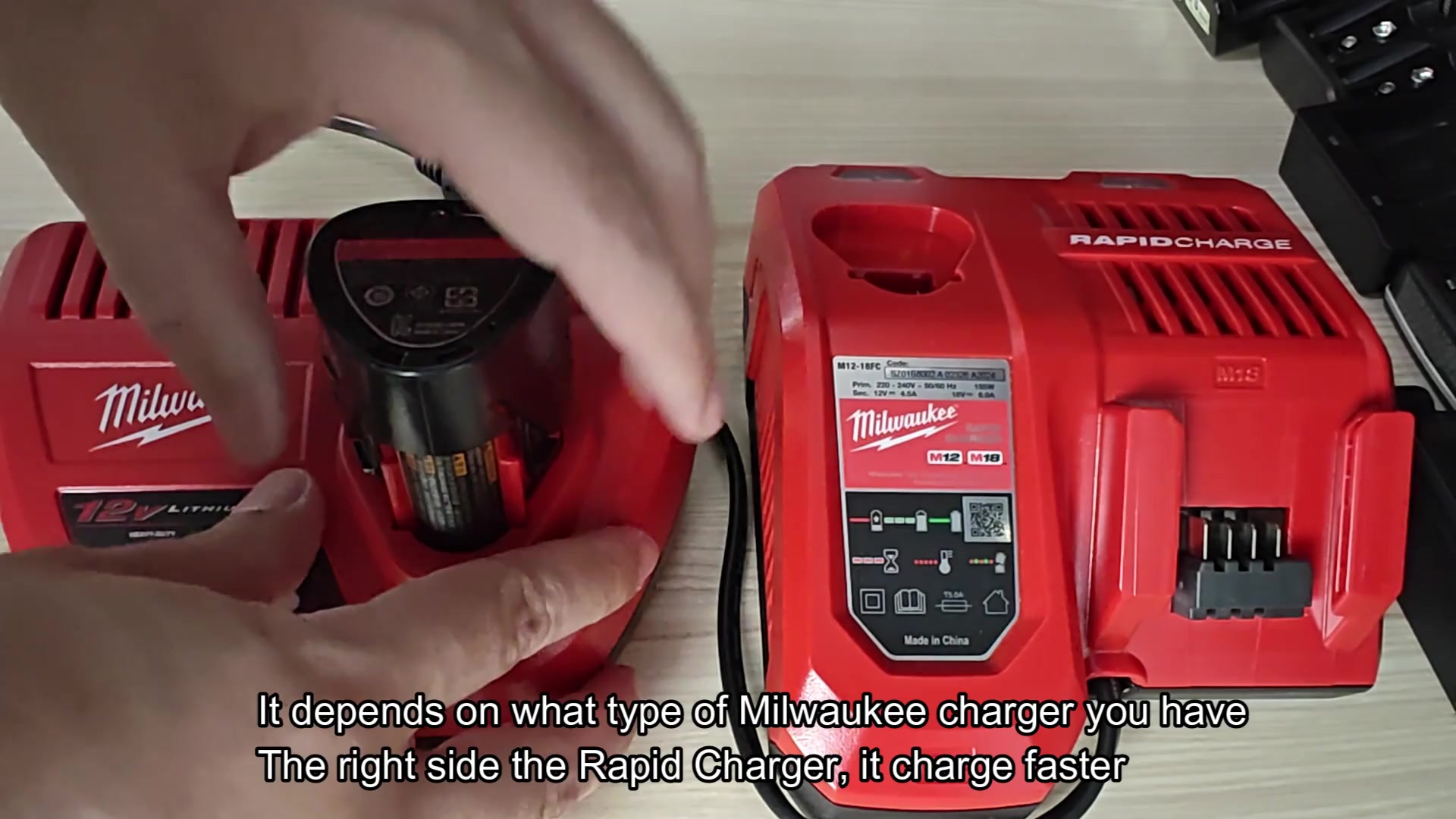 Rapid charger speeds up charging time Rapid charger speeds up charging time