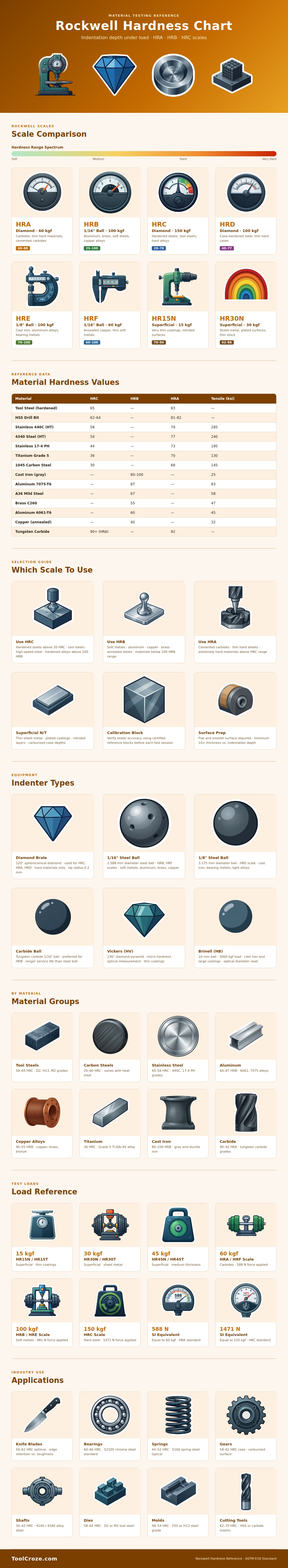 Rockwell Hardness Chart