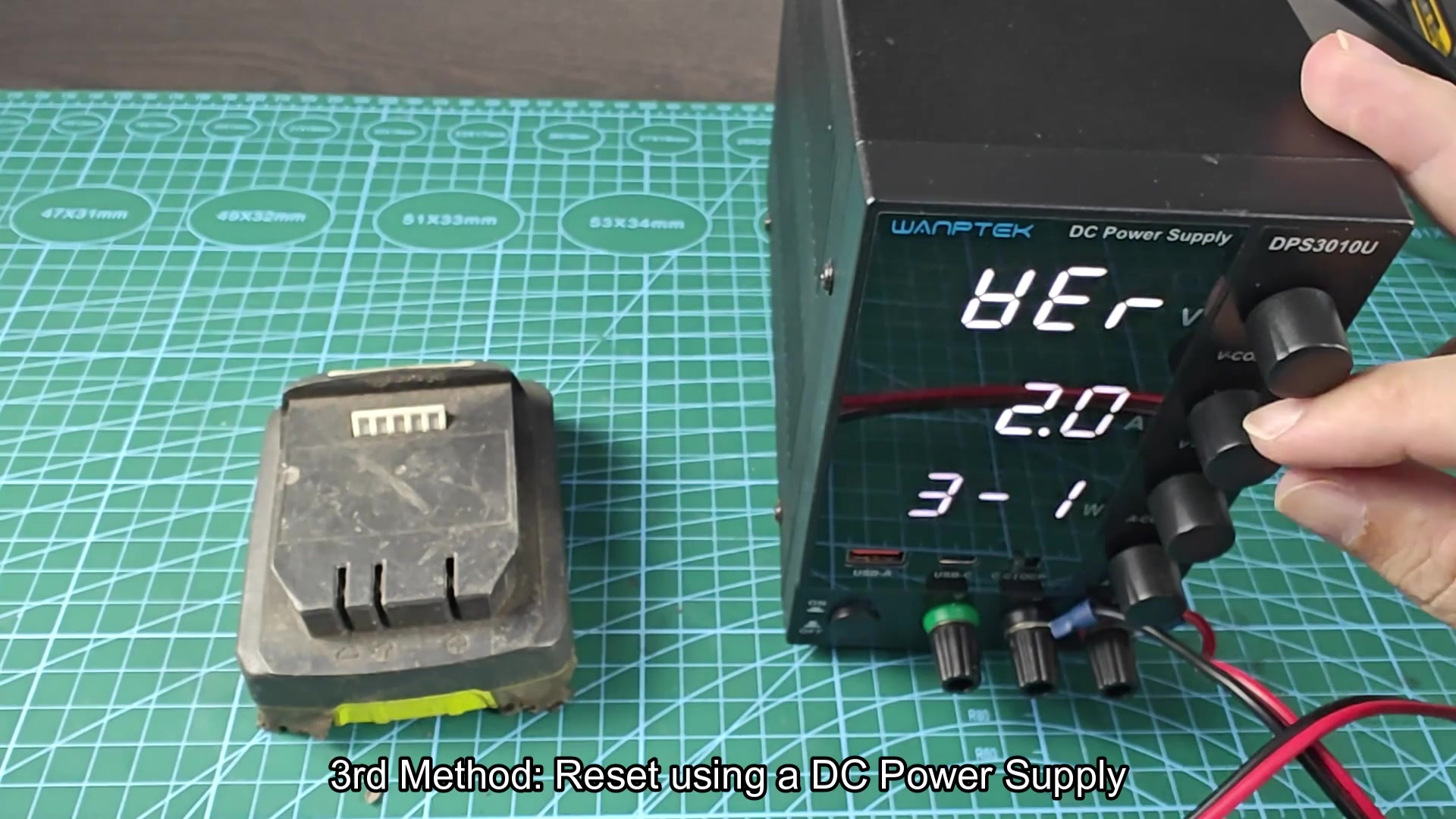 Setting up the DC power supply Setting up the DC power supply