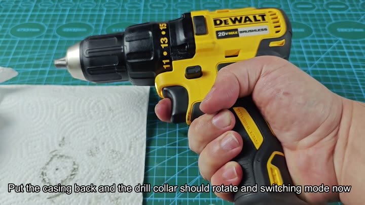 Switching drill modes successfully Switching drill modes successfully