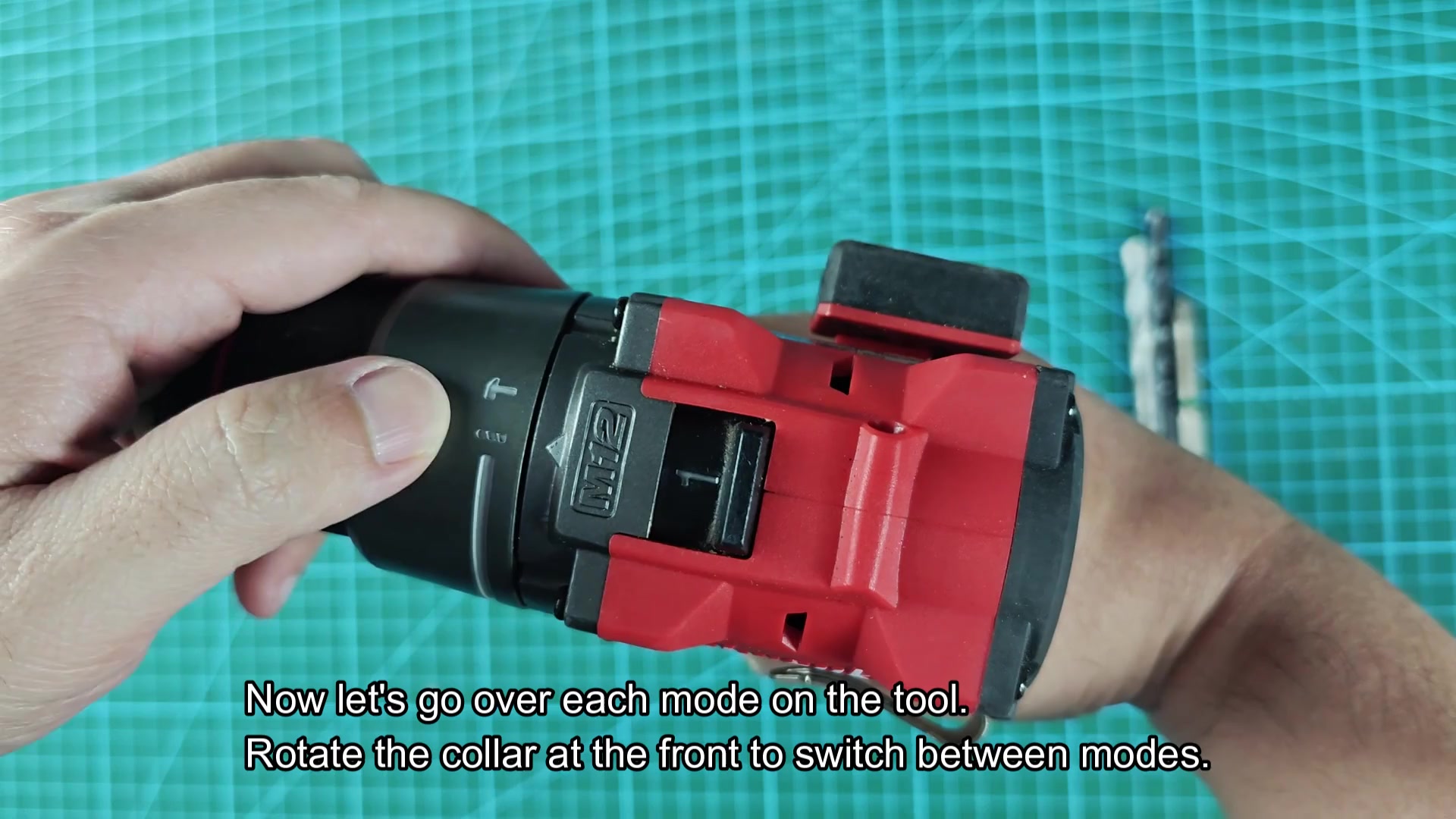 Torque collar and mode selector shown Torque collar and mode selector shown