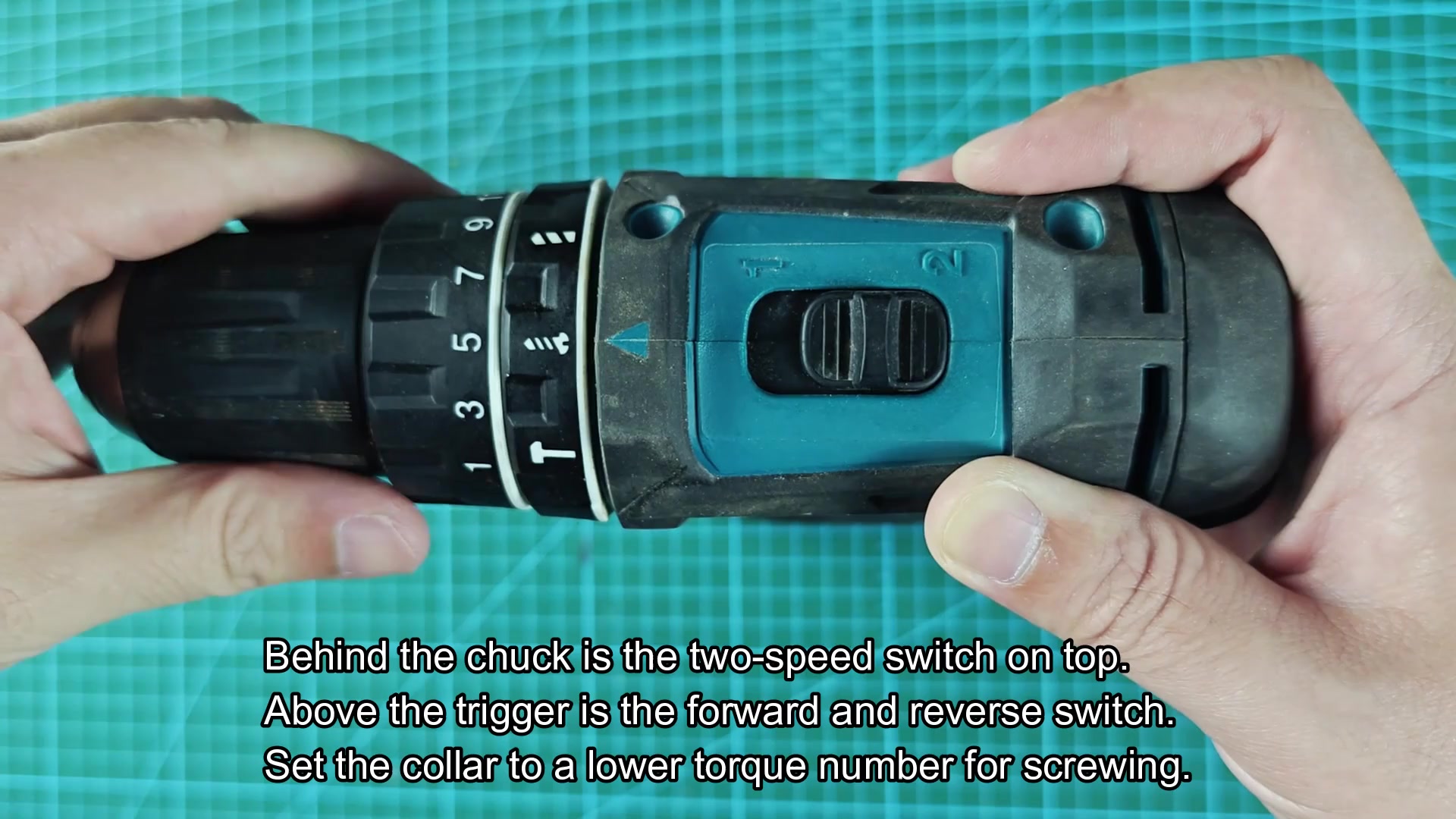 Two-speed switch and forward reverse toggle Two-speed switch and forward reverse toggle