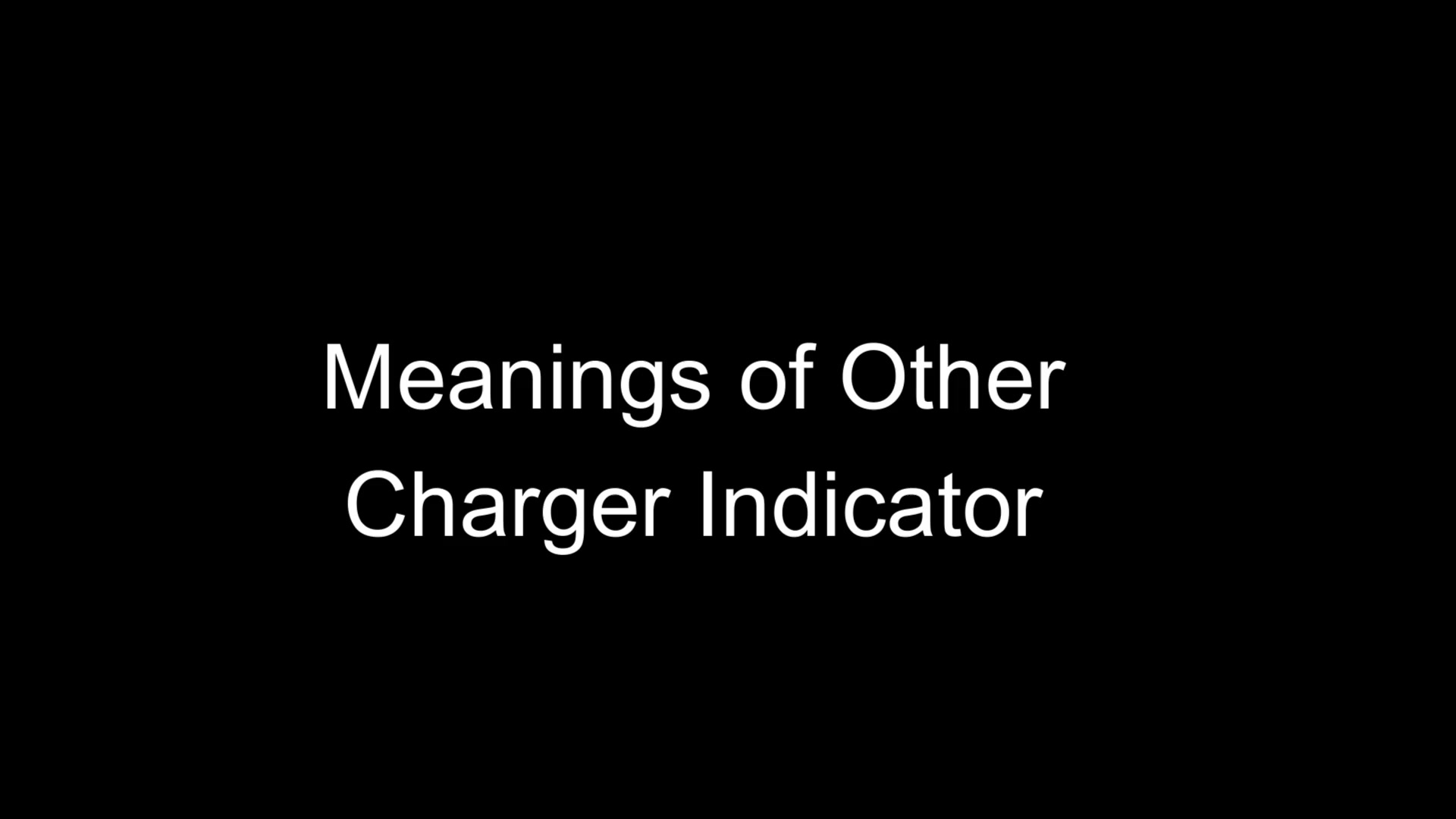 Understanding charger indicator light meanings Understanding charger indicator light meanings