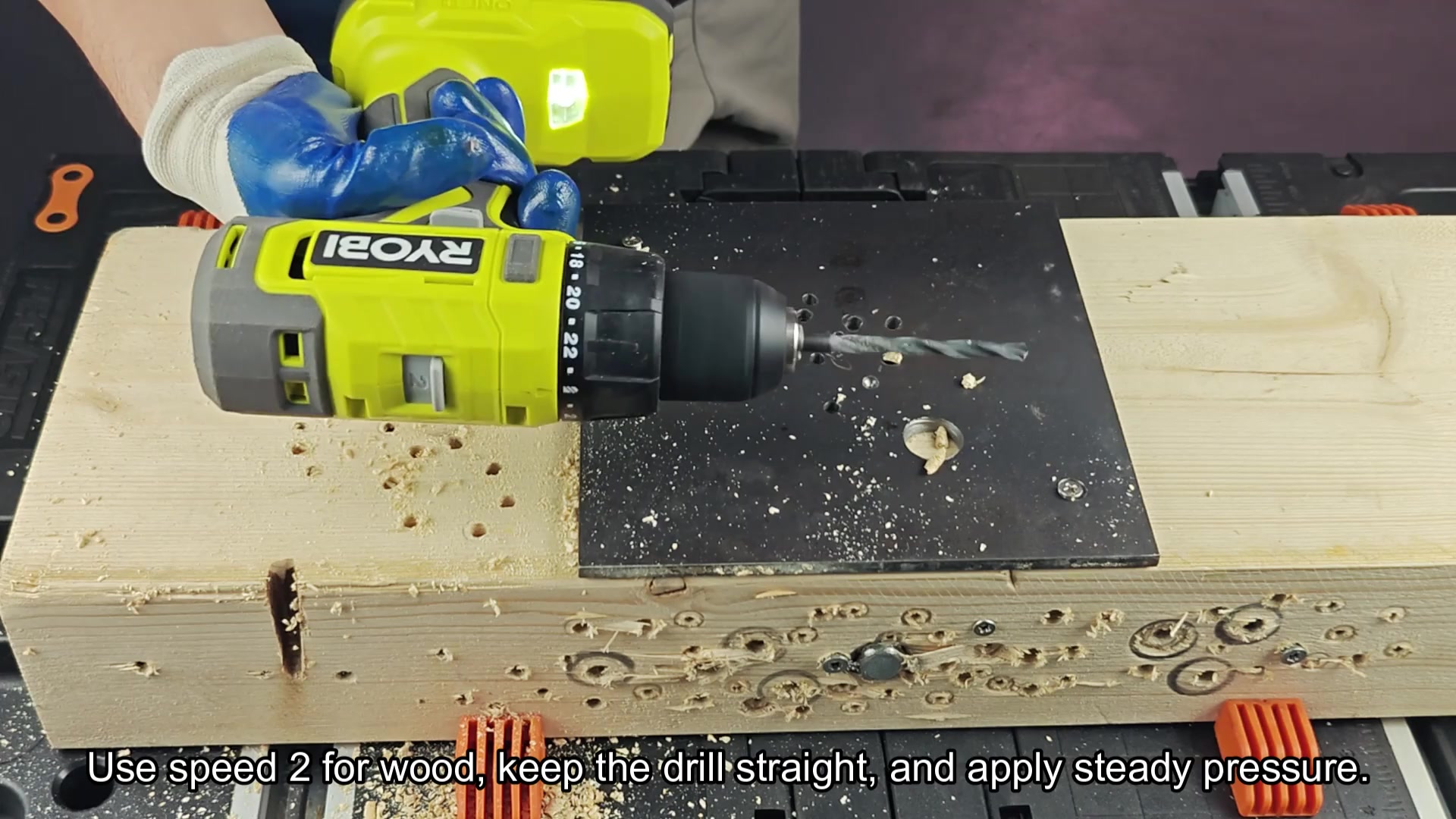 How to Use a Ryobi 18v Drill Driver: Wood, Concrete and Screw Tests (pcl206)
