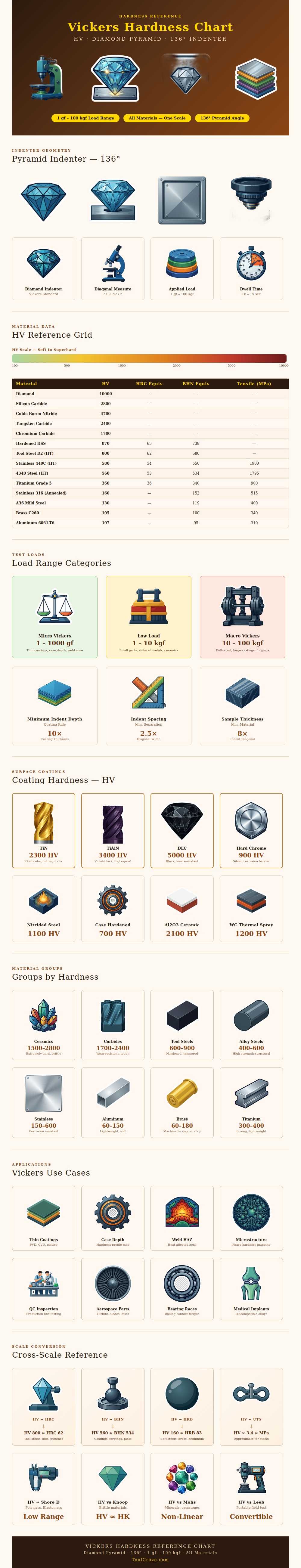 Vickers Hardness Chart