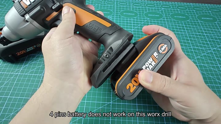 4-pin battery failing to fit this drill 4-pin battery failing to fit this drill