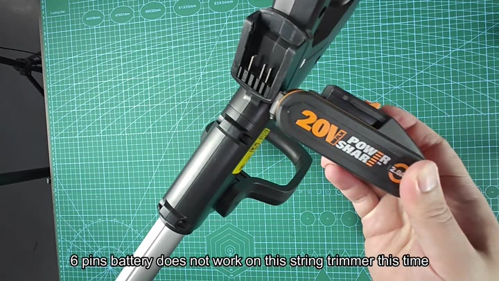 6-pin battery incompatible with this string trimmer 6-pin battery incompatible with this string trimmer