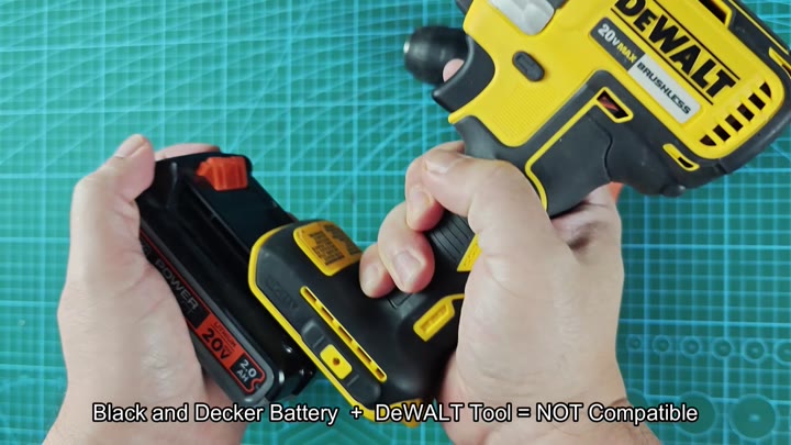 Black and Decker battery fails to fit Black and Decker battery fails to fit