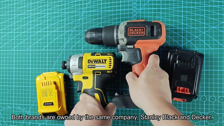 DeWalt and Black Decker drills compared DeWalt and Black Decker drills compared