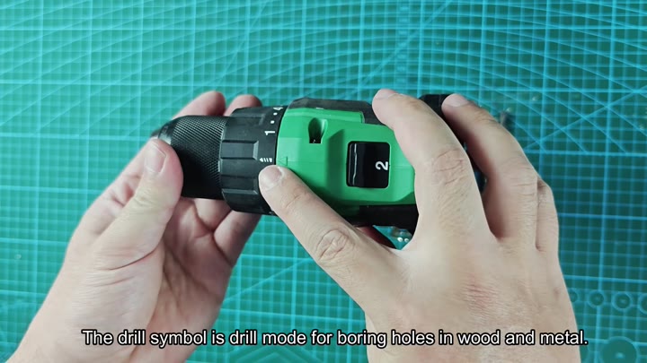 Drill mode selector set for boring holes Drill mode selector set for boring holes
