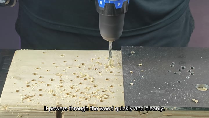 Drilling cleanly through light colored wood Drilling cleanly through light colored wood