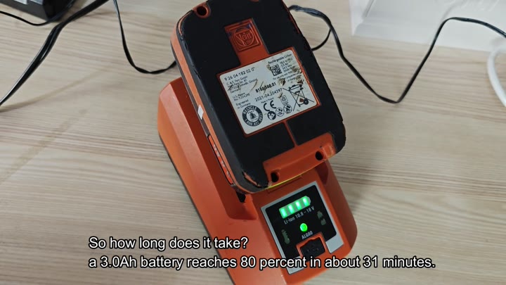 Fein battery charge level shown Fein battery charge level shown