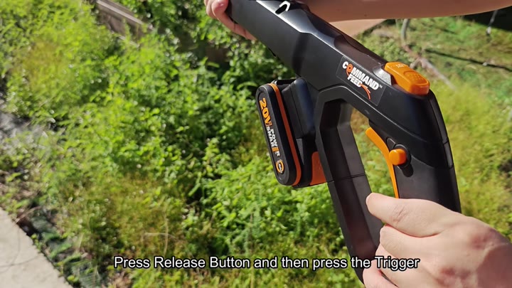 Press release button and trigger Press release button and trigger