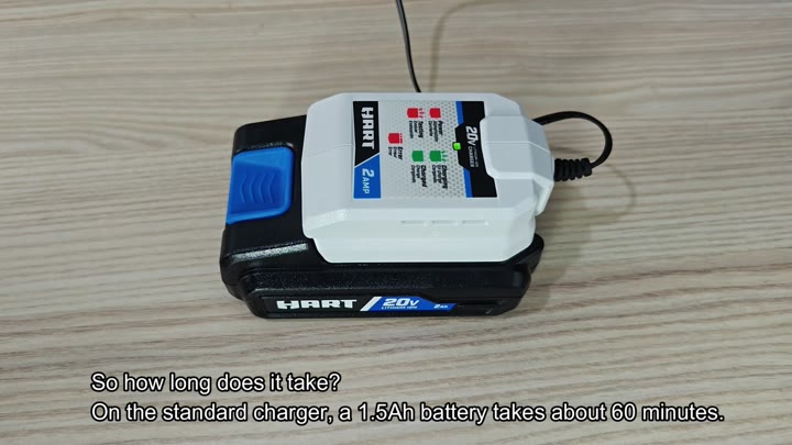 Standard charger taking about 60 minutes