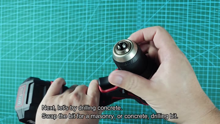 Swap bit for concrete drilling task Swap bit for concrete drilling task